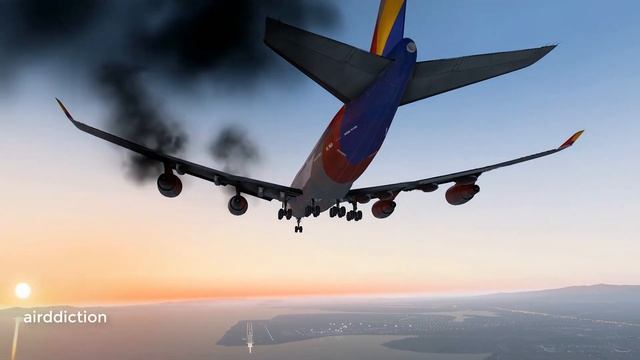Worst B747 Emergency Landing Ever By Training Pilot In Xplane 11