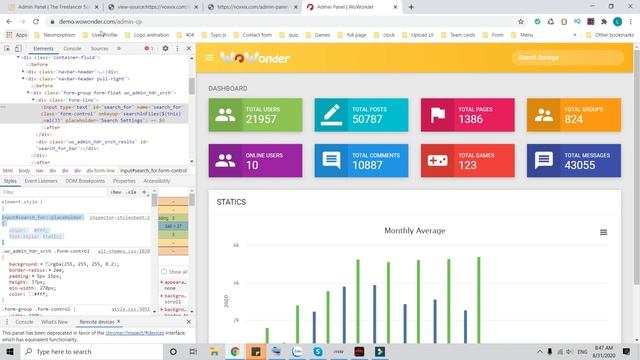 How to customize Wowonder Admin Dashboard - Part 1 смотреть онлайн