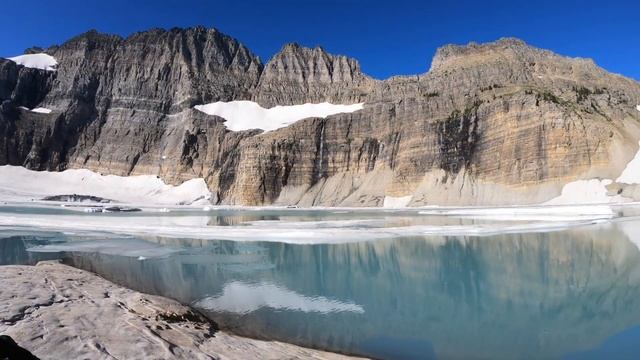 Grinnell Glacier Trail In Glacier National Park Montana: 4K