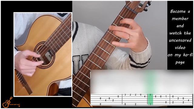 [Practice with me - easy] Leopold Mozart - Bourée in mi-minor [TAB ] смотреть онлайн