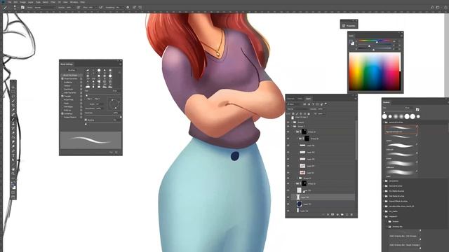 How to paint in photoshop смотреть онлайн