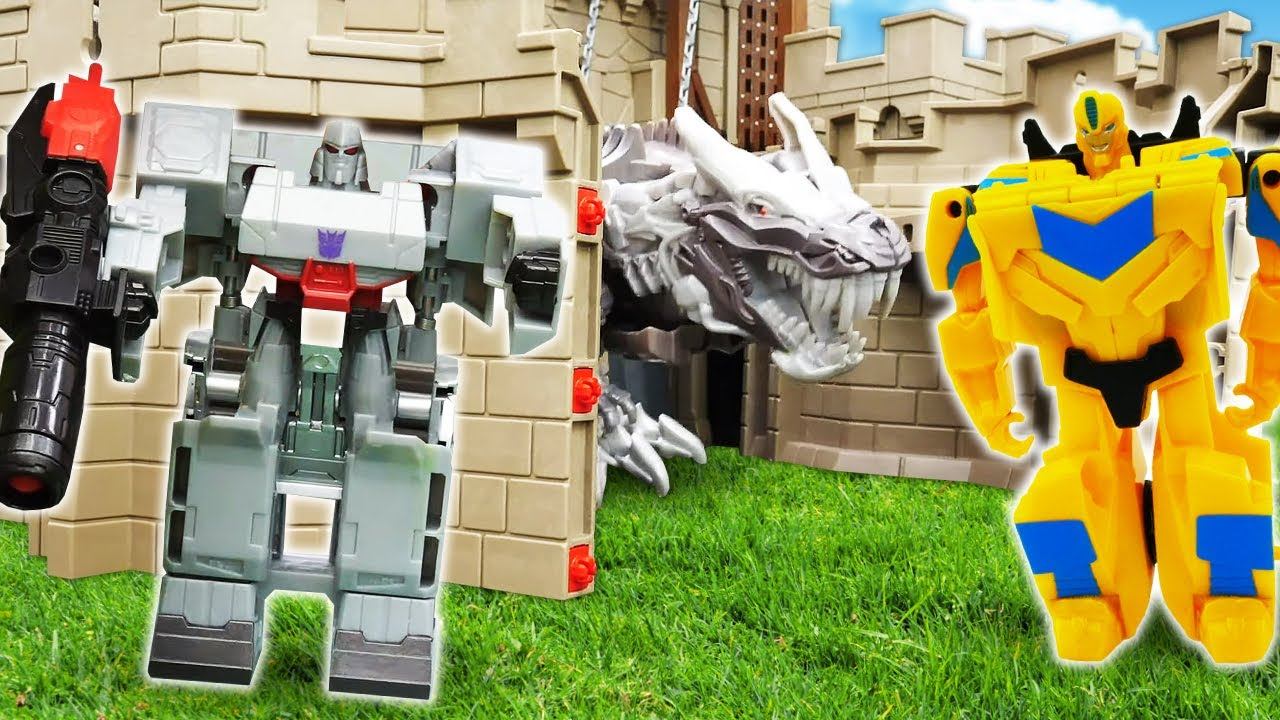 Игры с трансформерами: Десептиконы охотятся на Энергоблок! Трансформеры в видео для мальчиков смотреть онлайн