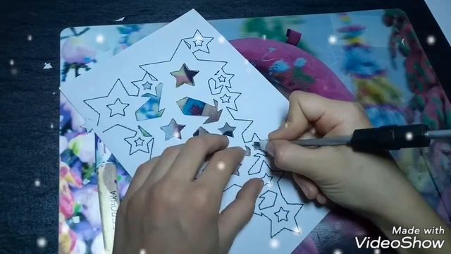 Вырезаем новогоднюю елочку из бумаги, на окно!!! смотреть онлайн