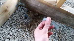 Обратная засыпка фундамента, начало закладки коммуникаций