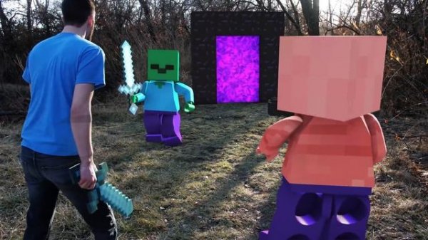 LEGO meets Minecraft - Full Lego Wars Animation Movie!!! (Minecraft Animation)