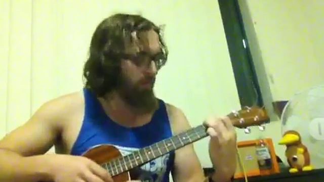 Hotel California - The Eagles Baritone Ukulele Cover смотреть онлайн