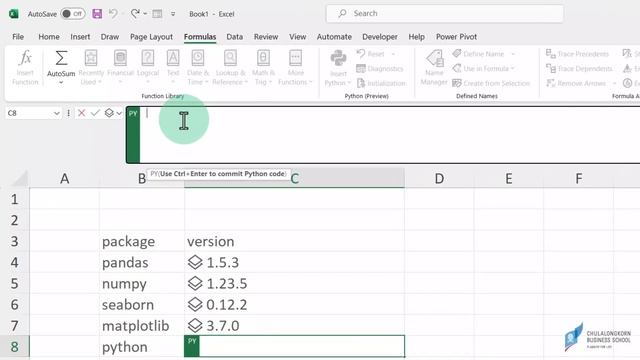 Python in Excel: ตรวจสอบเวอร์ชันของไพทอนและ package (check Python package version) ที่ Excel ใช้ смотреть онлайн