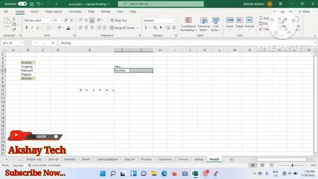 Advance Excel Full Course | Day-1 #akshaytech #advanceexcel смотреть онлайн