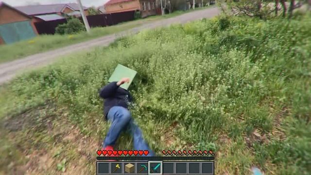 Minecraft In Real Life POV NEW TNT MOD In Realistic Minecraft
