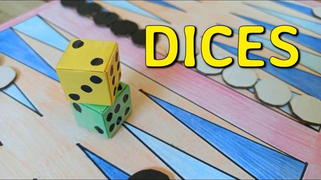How to make a BACKGAMMON GAME at home | DIY | Board, Checkers & Dices смотреть онлайн