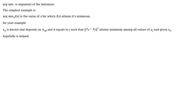 Explanation on arg min (3 Solutions!!) смотреть онлайн