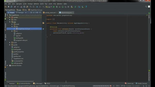 001: Introduction, download Graphview library, create empty graph : Android Graph View Tutorial смотреть онлайн