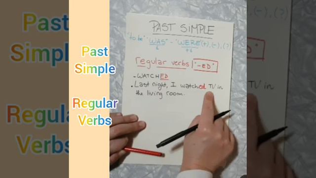 Regular Verbs presentation смотреть онлайн