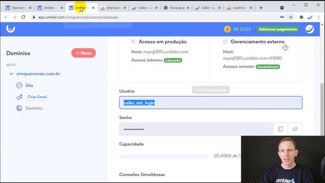 Como hospedar na Umbler o sistema de login criado com PHP смотреть онлайн