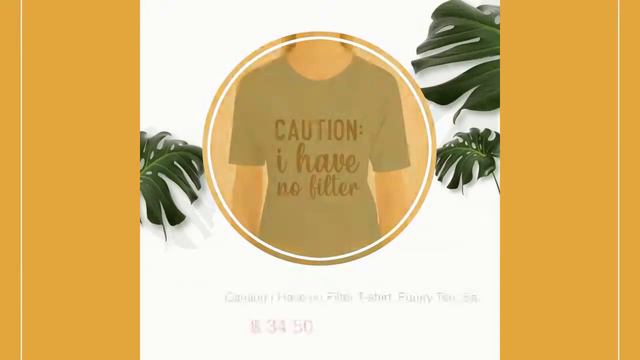 Caution I Have no Filter T-shirt, Funny Tee, Sarcastic Gift смотреть онлайн