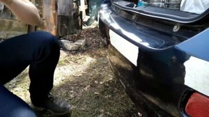 Парктроник установка на задний бампер 1 часть