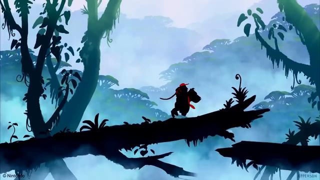 interlude || donkey kong ost + thunderstorm ambience смотреть онлайн