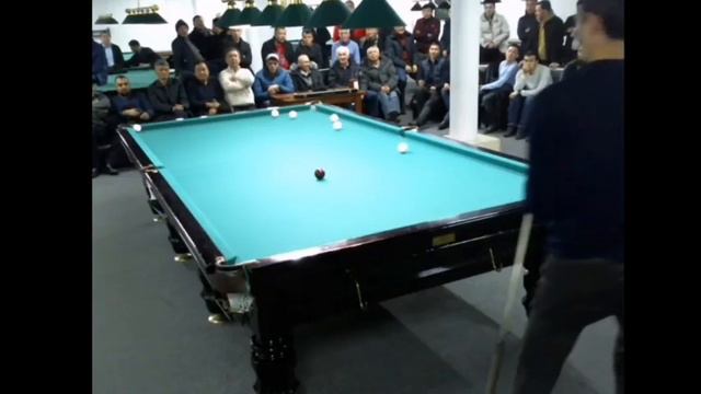 Супер удар чемпиона мира по бильярду Ернара Чимбаева смотреть онлайн