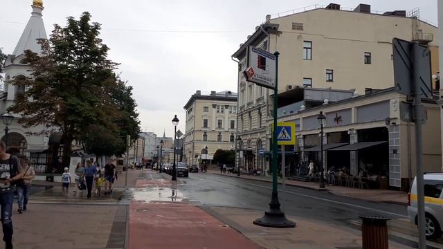 Москва 3999 площадь Никитские Ворота, Большая Никитская улица лето день смотреть онлайн