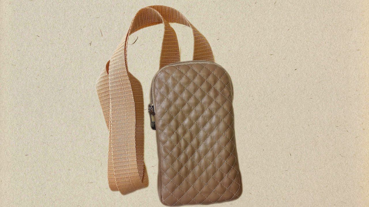 ШЬЮ СУМОЧКУ ДЛЯ ТЕЛЕФОНА ИЗ ЭКО-КОЖИ #ручнаяработа #шьюсама