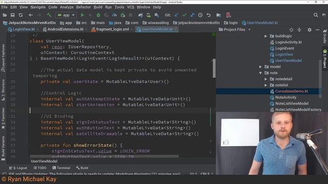Android Development Course - Build Native Apps with Kotlin Tutorial смотреть онлайн
