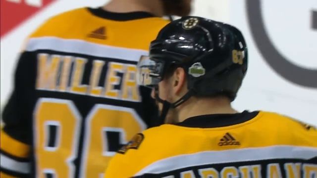 Marchand flips Girardi with old-school hip check смотреть онлайн