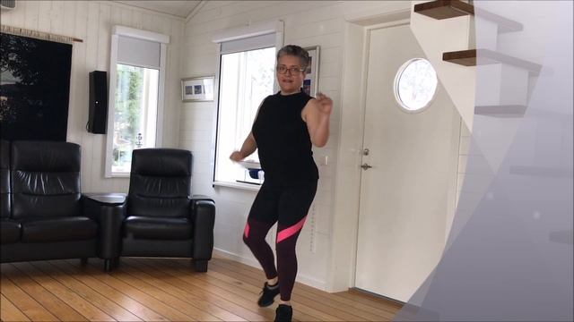 ZUMBA GOLD - New easy SALSA choreo "La Foto de los Dos" Carlos Vives - смотреть онлайн