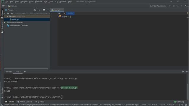 Переменные и типы данных в Python смотреть онлайн
