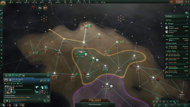 Stellaris: Continuing an economy driven empire P1 смотреть онлайн