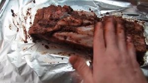 Как приготовить свиные пряные ребрышки запеченные в фольге