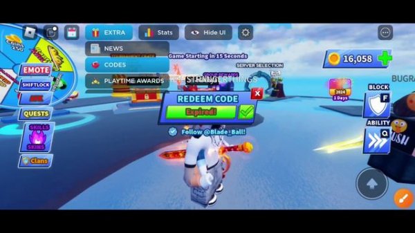 UPDATE⚠️BLADE BALL CODES 2024 | ROBLOX BLADE BALL CODES | REDEEM CODES BLADE BALL