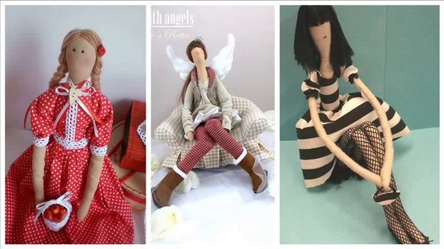 Кукла Тильда Модница! Tilda dolls! смотреть онлайн
