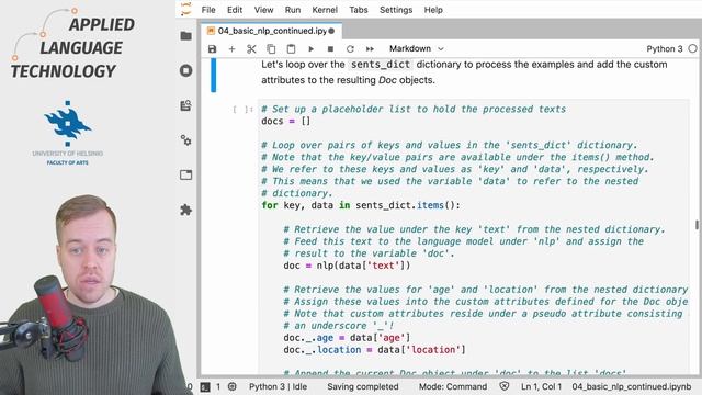 Adding custom attributes to spaCy objects смотреть онлайн