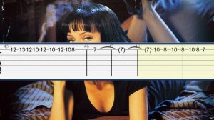 Pulp Fiction Soundtrack Guitar Tab Tutorial