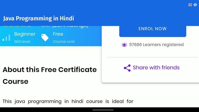 Java Programming in Hindi || Free Certificate Course? смотреть онлайн