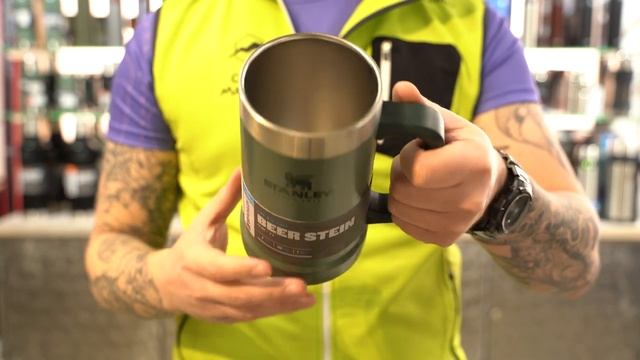 Кружка пивная Stanley Adventure Stein Hammertone Green за 30 секунд смотреть онлайн