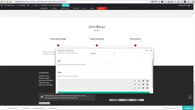 Steps box 4 (Page Builder Element in Kallyas WordPress theme v4.0 ) смотреть онлайн