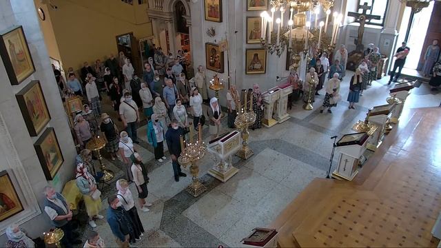 БЛАЖЕННОГО ВАСИЛИЯ, ХРИСТА РАДИ ЮРОДИВОГО,МОСКОВСКОГО ЧУДОТВОРЦА.Божественная Литургия. смотреть онлайн