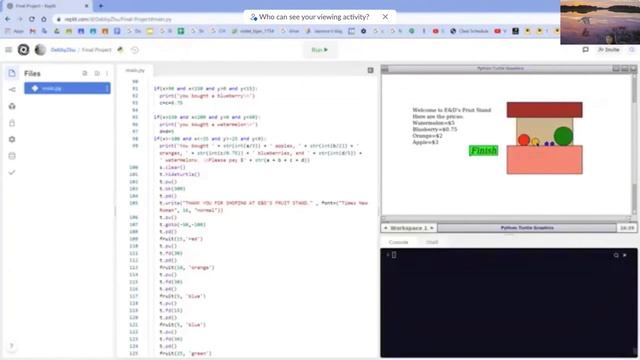 X-Camp Art of Programming Contest 2021 Summer- Fruit Stand Python Project смотреть онлайн