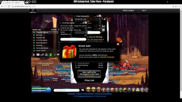 EpicDuel Gifting with Cosmic (Locations) 150k VARIUM смотреть онлайн