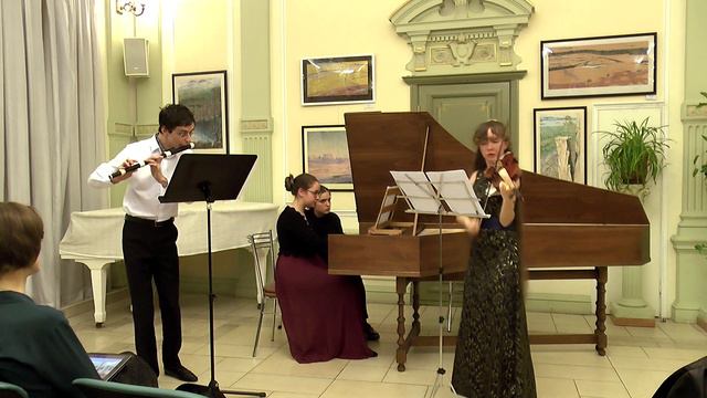 Г.Ф.Телеман. Трио-соната C-dur TWV 42:C1. G.P.Telemann. Trio sonata C major TWV 42:C1 смотреть онлайн