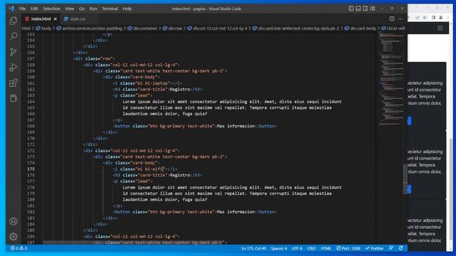 como HACER una PAGINA WEB con html css y BOOTSTRAP 5 ✅ смотреть онлайн
