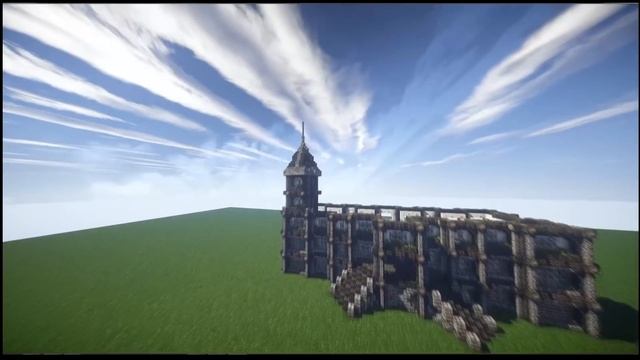 Minecraft: Medieval Town Hall Tutorial смотреть онлайн