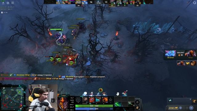 Dota 2 - релизовываем Лиона в пятёрке. Седьмая катка калибровки смотреть онлайн