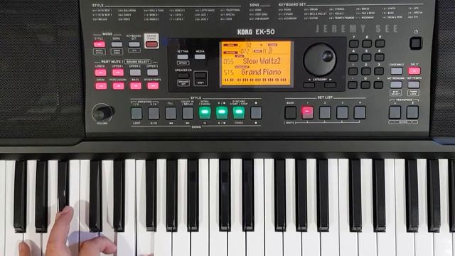 Korg EK-50 Ballroom Styles Demo смотреть онлайн