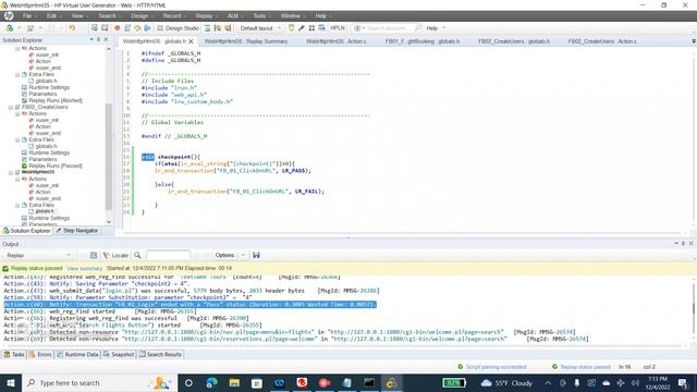 Error Handling in LoadRunner смотреть онлайн