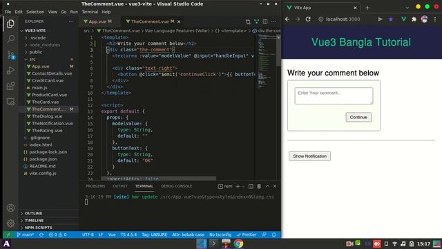 Vue.js 3 Bangla Tutorial: 46. Fragments смотреть онлайн