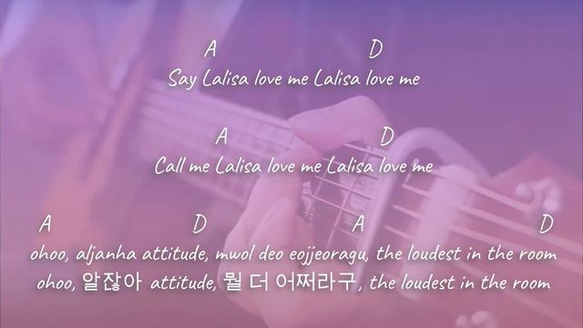 LALISA - LISA | Acoustic Karaoke | Chords
