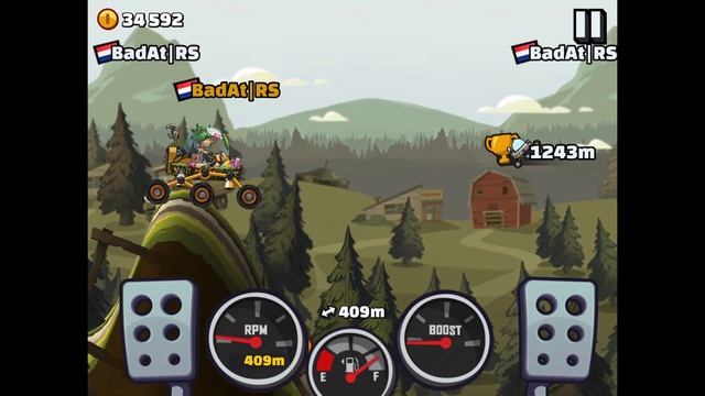 1701 METERS IN FOREST TRIALS WITH MOONLANDER!! ?? - Hill Climb Racing 2 смотреть онлайн