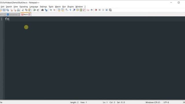 Type, Compile and run Rust code in notepad++ in single click | Hello World Rust смотреть онлайн